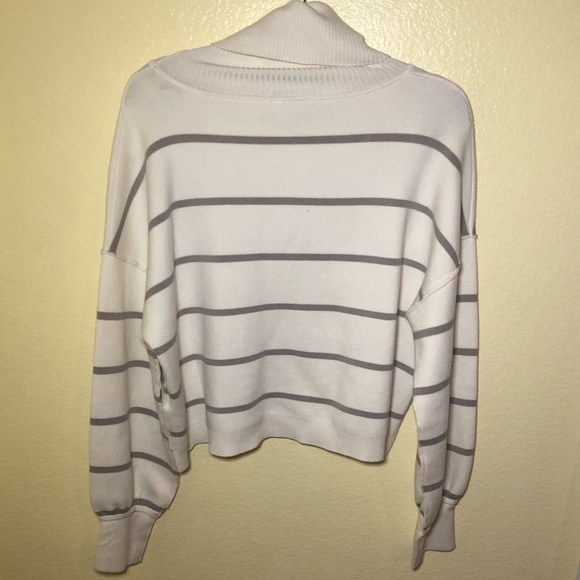 Free people Paulie Long sleeve Sweater In Moonbeam Combo size XS - Picture 7 of 10